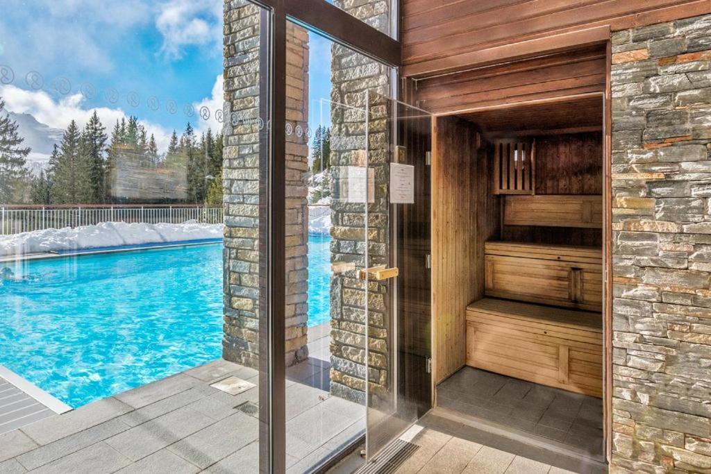 Appartement Premium En Pleine Nature A Flaine, 8 A 10 Personnes - Piscine Exterieure Chauffee, Jacuzzi, Sauna, Hammam Et Salle De Sport Exterior foto