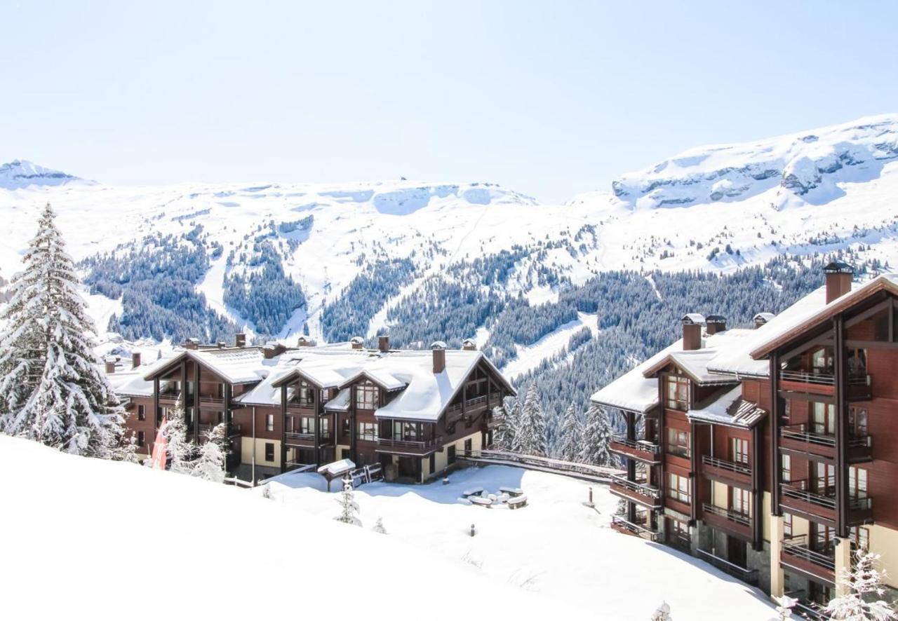 Appartement Premium En Pleine Nature A Flaine, 8 A 10 Personnes - Piscine Exterieure Chauffee, Jacuzzi, Sauna, Hammam Et Salle De Sport Exterior foto