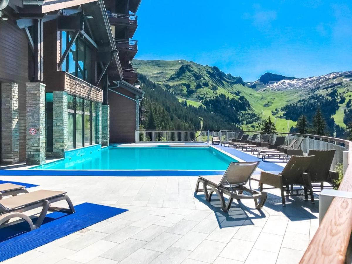 Appartement Premium En Pleine Nature A Flaine, 8 A 10 Personnes - Piscine Exterieure Chauffee, Jacuzzi, Sauna, Hammam Et Salle De Sport Exterior foto