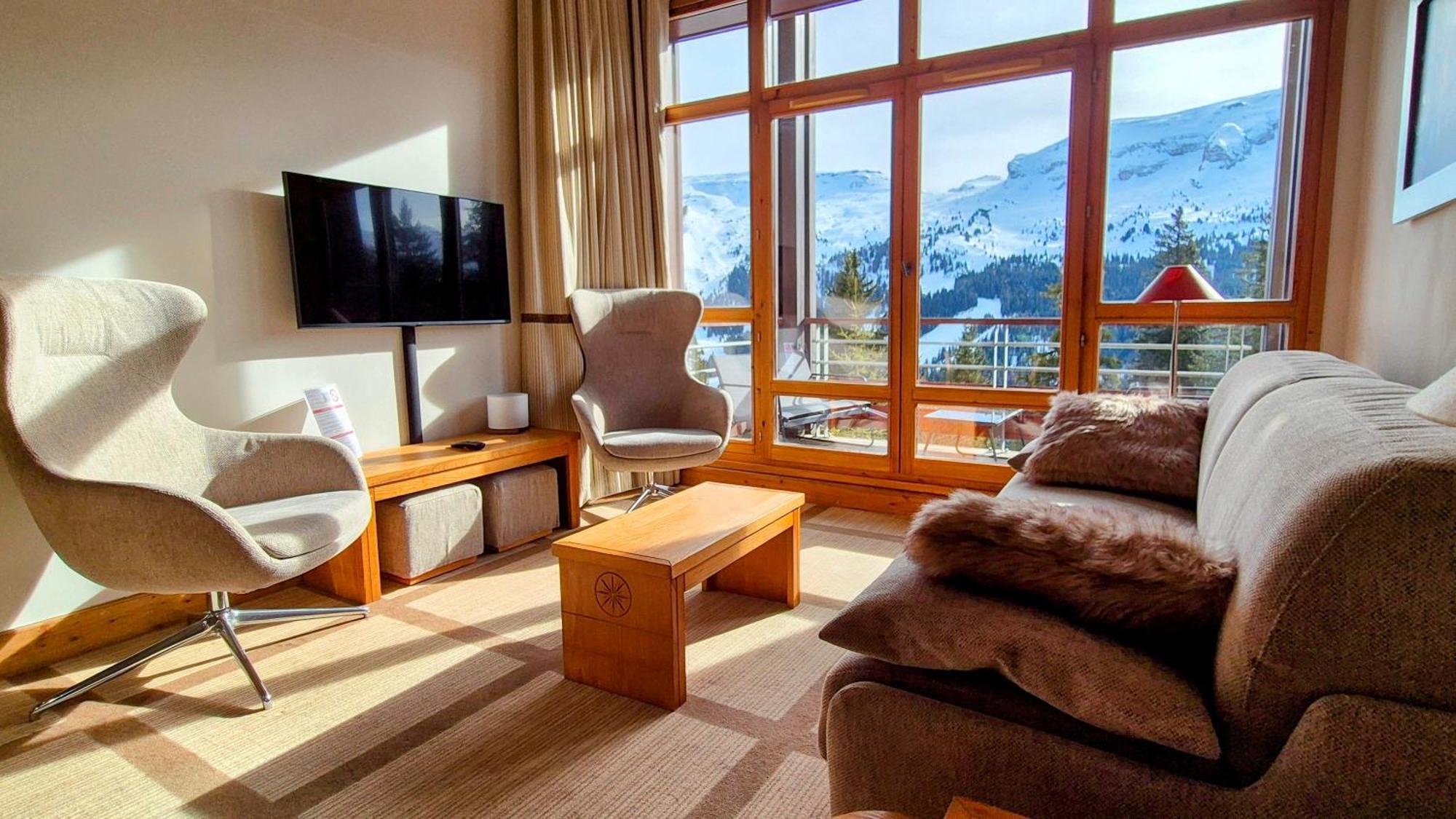 Appartement Premium En Pleine Nature A Flaine, 8 A 10 Personnes - Piscine Exterieure Chauffee, Jacuzzi, Sauna, Hammam Et Salle De Sport Exterior foto